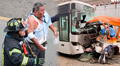 Era su último día de trabajo en el Metropolitano, pero chocó con cúster en la avenida Alfonso Ugarte: "Se iba a jubilar"