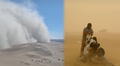 Tormenta de arena sorprende en la Huacachina: personas en las dunas se vieron afectadas por el viento