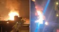 Incendio de gran magnitud consumió planta de gas en Puente Piedra