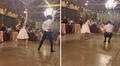 Pareja se casa y hace coreografía de anime 'Mashle' frente a invitados: "Mucho ambiente para la familia"