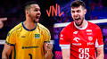 Brasil vs Polonia vóley EN VIVO, semifinal VNL 2025 masculina: horario y canal confirmado