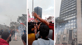 Hinchas de Universitario protestan afuera de Sunat por demora en designar al nuevo administrador: "Nosotros levantamos a la 'U'"