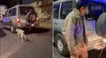 Hombre amarra su perro a la parte trasera de su camioneta en movimiento y causa indignación en Trujillo
