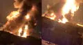 Feroz incendio en Parque Industrial Pachacútec en Ventanilla: 14 unidades de bomberos atienden emergencia
