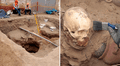 Trabajadores hallan tumbas de la Cultura Chancay de 1.000 años de antigüedad en Puente Piedra mientras realizaban obras de distribución de gas