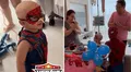 Hombre disfrazado de Spiderman se vuelve viral por dar sorpresa a niño hospitalizado y redes reacciona: "Un héroe"