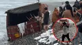 Contenedor que cayó en muelle del Callao terminó en playa de Chancay: vecinos encontraron sillas y mesas