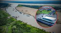Así funciona el gran ferry de la Amazonía que conecta con la isla Santa Rosa en la frontera con Colombia