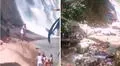 Derrumbe de grandes rocas en catarata Velo de la Novia en Ucayali deja dos muertos y cerca de 8 heridos