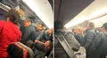 Joven se sorprende al ver a pasajeros de avión usando el mismo estilo de casaca y en redes bromean: “Es el uniforme de invierno en Perú”