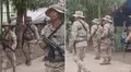 Santa Rosa: militares y Marina de Guerra patrullan la localidad tras colocación de bandera de Colombia