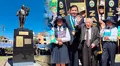 Inauguran en Arequipa monumento para Everardo Zapata, creador del libro Coquito: "Gracias por este homenaje en vida"