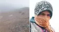 Censista acude a viviendas en Carabaya y es sorprendido por intensa nevada: “Nada nos para”