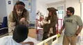La emotiva visita de Johnny Depp como Jack Sparrow a un hospital oncológico: niños con cáncer volvieron a sonreír junto al actor