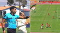¡Polémica en Huancayo! Álex Valera anotó el 2-0 de Universitario, pero el VAR y el árbitro lo anularon por milimétrico off side