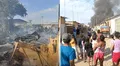 Voraz incendio arrasa con viviendas de asentamiento humano en Piura y deja a familias sin hogar: "Lo perdimos todo"