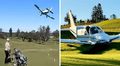 Impactantes imágenes muestran la colisión de una avioneta contra un campo de golf en Australia: jugadores estaban en el lugar