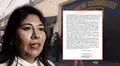 Betssy Chávez acatará huelga de hambre seca: "No permitiré atención médica ni reanimación"
