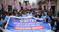 Docentes cesantes y jubilados del Sutep reclaman al Gobierno una pensión digna