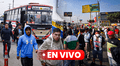 Paro de transportistas EN VIVO hoy 21 de agosto: "El 50% del sector de transporte no salió a trabajar", asegura gremio