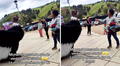 Peruana confunde disfraz de cóndor con animal real e intenta darle de comer: clip es furor en TikTok