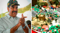 Coronel de Nicolás Maduro utiliza una maqueta de cartón para explicar cómo se defenderá Venezuela de EE.UU.