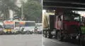 Caos en Vía Expresa del Paseo de la República: tráiler atrapado en puente 28 de julio genera gran congestión