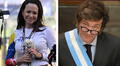 María Corina Machado agradece el apoyo de Javier Milei tras la inclusión del Cártel de los Soles en lista terrorista