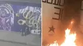 Sujetos no identificados queman y pintan las paredes del Estadio Matute de Alianza Lima: “Mira tu basura”