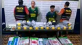 Iquitos: caen dos sujetos con 53 kilos de marihuana en una embarcación