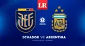 Ecuador vs Argentina EN VIVO: ¿a qué hora y dónde ver el partido por la última fecha de las Eliminatorias 2026?