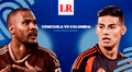 Venezuela vs Colombia EN VIVO: ¿a qué hora y en qué canal ver el partido por la última fecha de las Eliminatorias 2026?