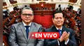 Eduardo Arana y Juan Santiváñez: ministros respondieron en el Congreso por audios de presunto tráfico de influencias