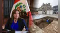 Paralizan excavaciones arqueológicas cercanas a Despacho Presidencial por comprometer la seguridad de Dina Boluarte