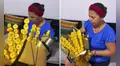 Joven regaló a su madre un ramo de plátano sancochado en vez de flores amarillas y redes estallan: "Mejor nada"