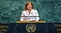 Protocolo de la ONU apaga el micrófono a Dina Boluarte durante su discurso sobre igualdad de género