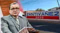 Aparecen pintas de Juan José Santiváñez con los colores del partido de César Acuña en Arequipa