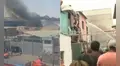 Voraz incendio en el Callao arrasa dos quintas y amenaza 46 viviendas en Av. Argentina: 8 unidades de Bomberos atienden la emergencia