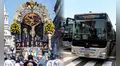 Recorrido del Señor de los Milagros este 4 de octubre: Metropolitano, Corredor Morado y Corredor azul realizarán desvíos, según ATU