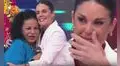 Eva Ayllón hace llorar a Rebeca Escribens en vivo en 'América espectáculos' con emotiva sorpresa en su aniversario: "Lo mucho que te quiero"
