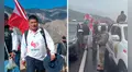 Alcalde de Patáz fue intervenido por la Policía durante su 'marcha de sacrificio' hacia Lima