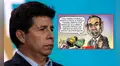 Carlincatura satiriza la reacción de una institución tras orden judicial de otorgar pensión vitalicia a Pedro Castillo