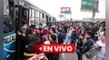 Paro de transportistas EN VIVO hoy lunes 6 de octubre: PNP obstaculiza caravana de buses en protesta por extorsión y asesinatos