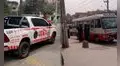 Delincuentes dejan réplica de granada y mensaje extorsivo en bus de transporte público en pleno paro en San Juan de Lurigancho