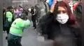 Mujer denuncia agresión policial en Carabayllo tras enfrentamiento durante paro de transportistas: "Vino de la nada a golpearme"