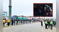 Transportistas bloquean Óvalo de Chepén como medida de protesta por ataque extorsivo y asesinato de chofer de combi en Lurín