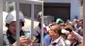Policías impiden el paso de fieles en procesión del Señor de los Milagros y se justifican: "Feministas están llegando"