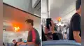 Pánico en aeropuerto de China: batería de litio explota en pleno vuelo y obliga a aterrizaje de emergencia