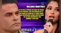 Melanie Martínez reclama a Christian Domínguez por no defender a su hija de comentarios inapropiados: "Por eso se rompio el vínculo"