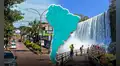 La ciudad que conecta a 3 países de América Latina y alberga una de las maravillas naturales del mundo: rodeada de selva